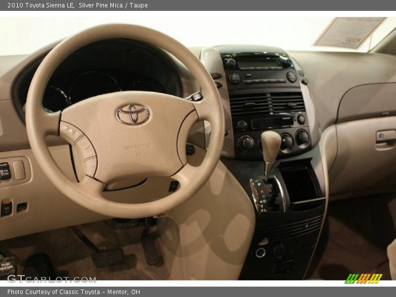 Silver Pine Mica / Taupe 2010 Toyota Sienna LE