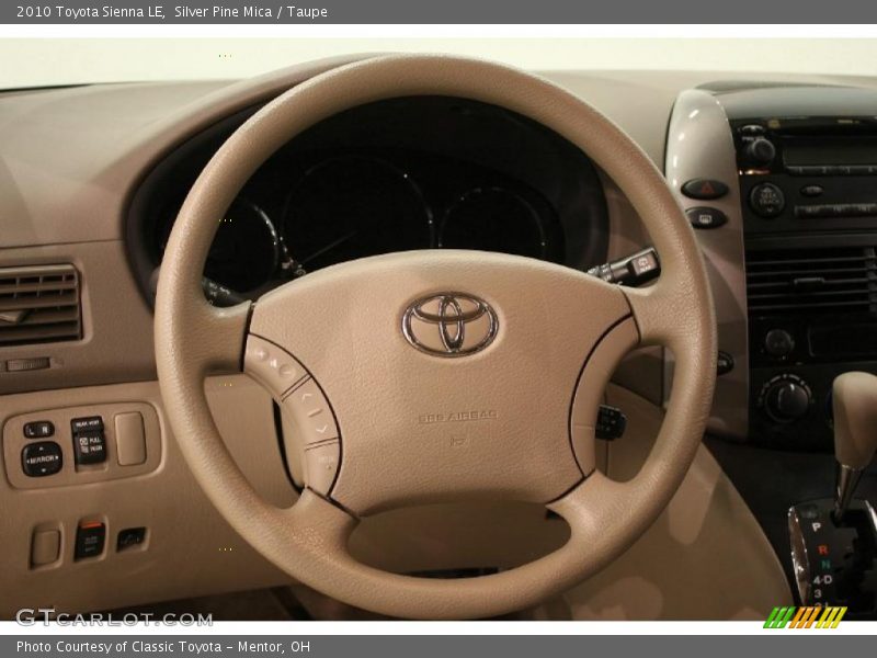 Silver Pine Mica / Taupe 2010 Toyota Sienna LE