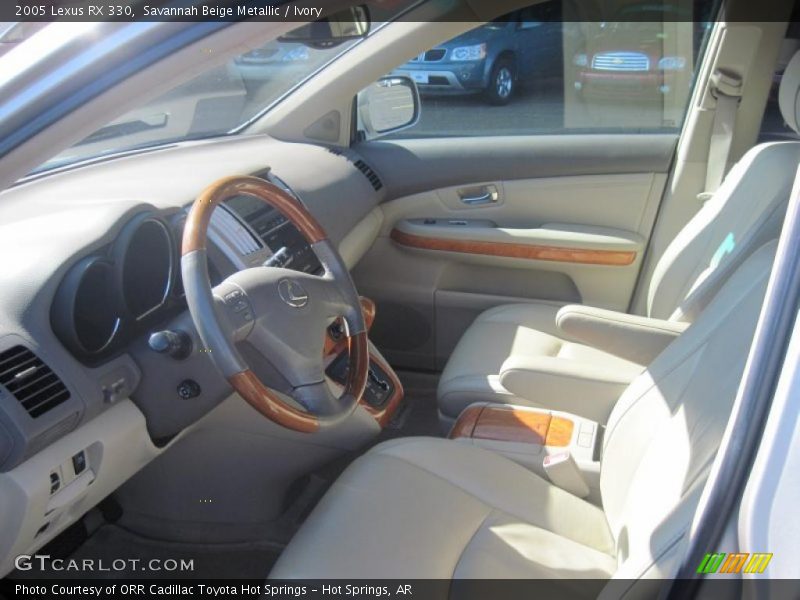 Savannah Beige Metallic / Ivory 2005 Lexus RX 330