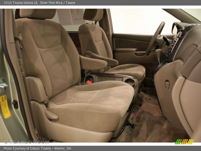 Silver Pine Mica / Taupe 2010 Toyota Sienna LE