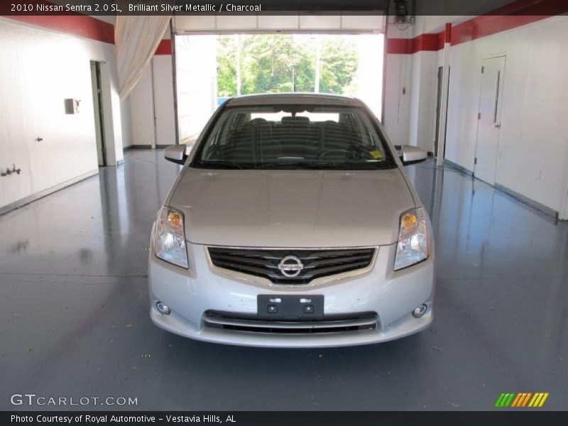 Brilliant Silver Metallic / Charcoal 2010 Nissan Sentra 2.0 SL