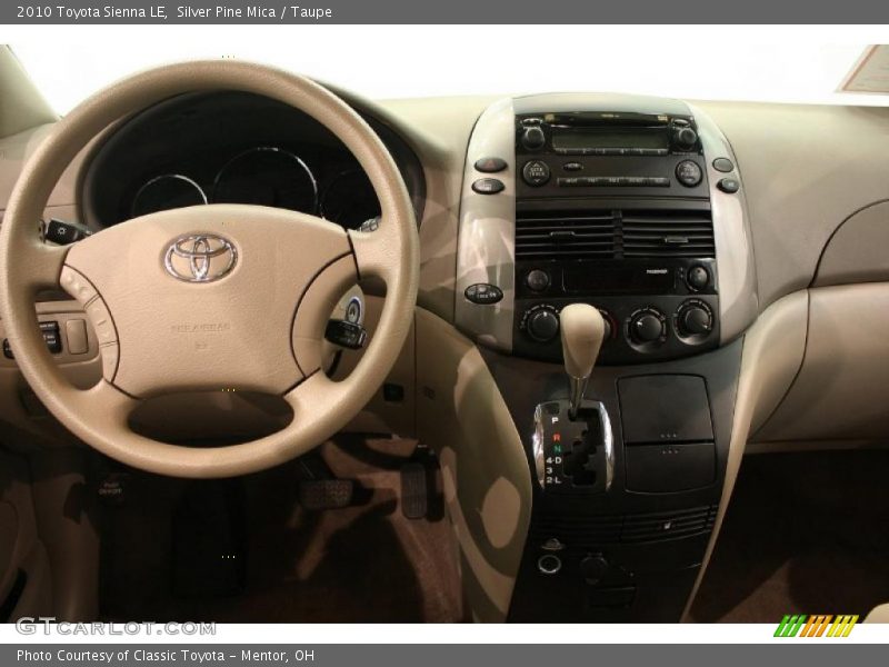 Silver Pine Mica / Taupe 2010 Toyota Sienna LE