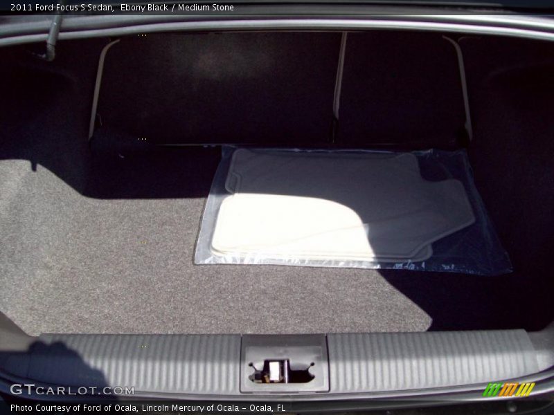 Ebony Black / Medium Stone 2011 Ford Focus S Sedan