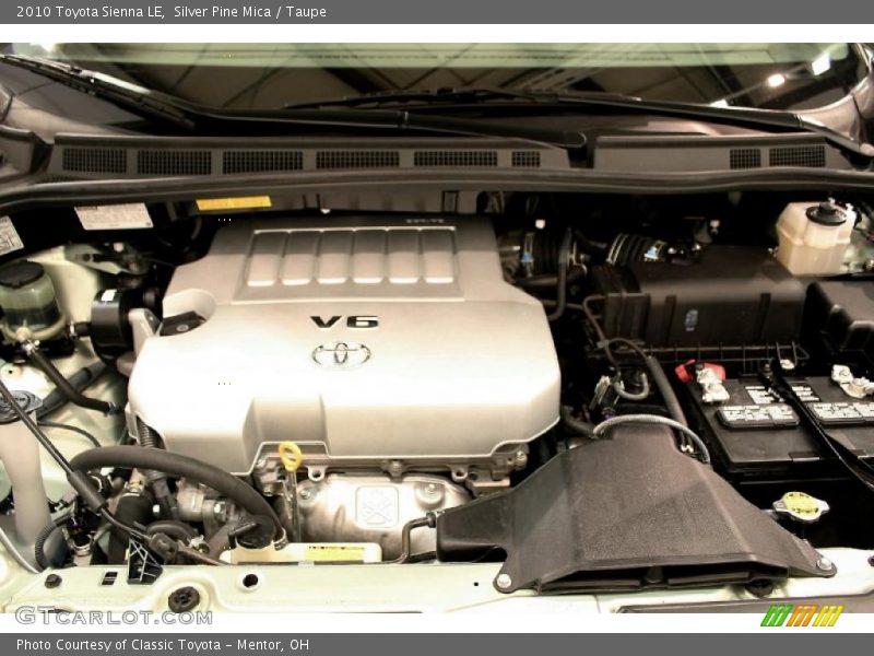 Silver Pine Mica / Taupe 2010 Toyota Sienna LE