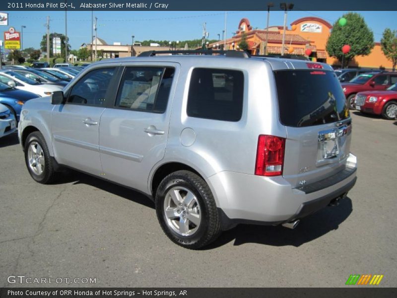 Alabaster Silver Metallic / Gray 2011 Honda Pilot EX-L