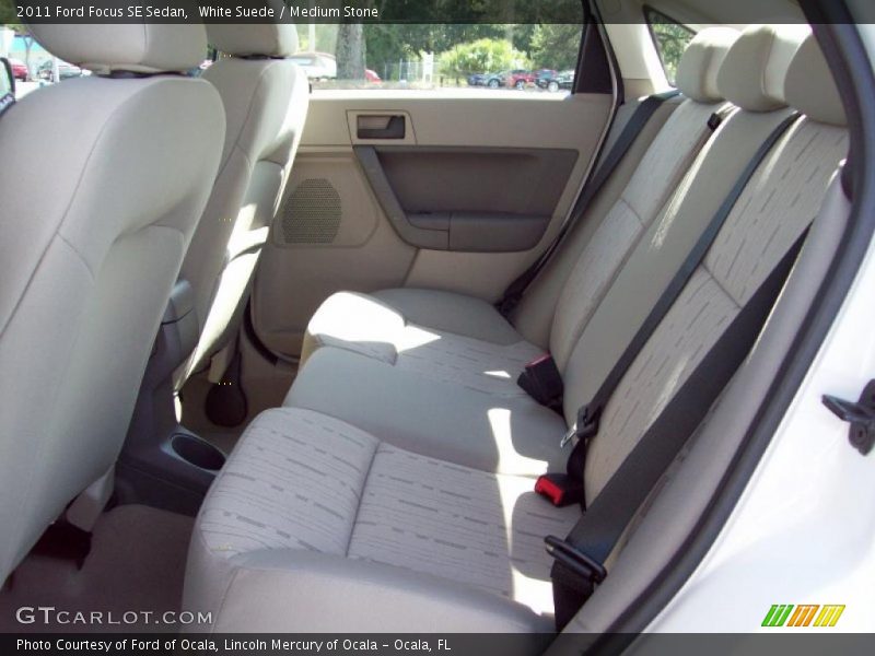 White Suede / Medium Stone 2011 Ford Focus SE Sedan