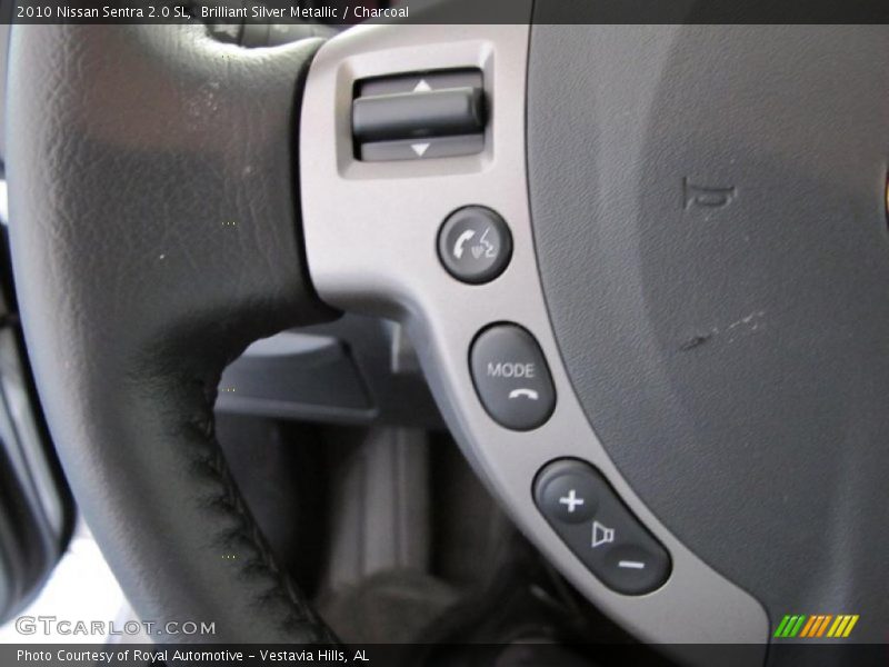 Brilliant Silver Metallic / Charcoal 2010 Nissan Sentra 2.0 SL