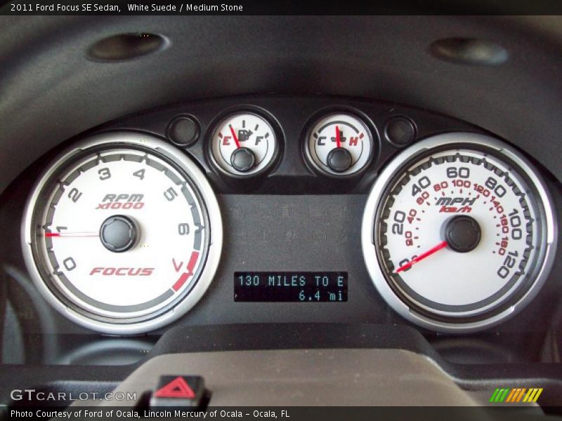 White Suede / Medium Stone 2011 Ford Focus SE Sedan