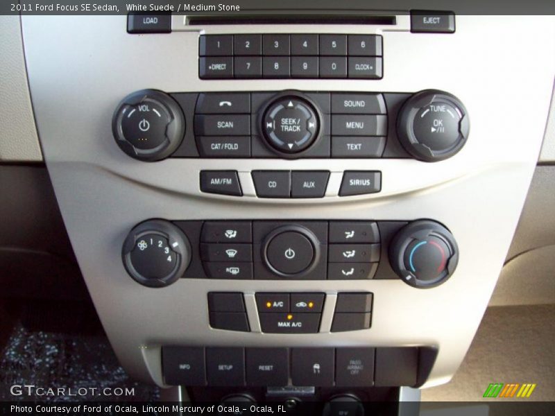 White Suede / Medium Stone 2011 Ford Focus SE Sedan