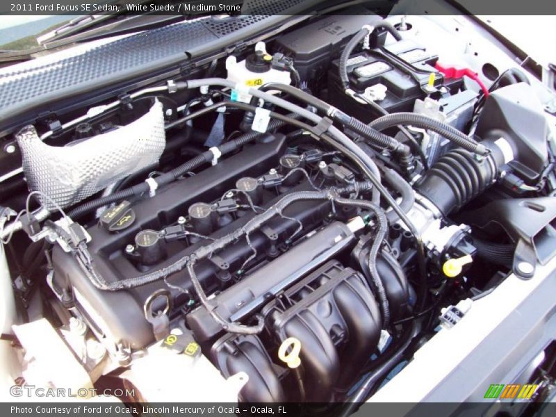 White Suede / Medium Stone 2011 Ford Focus SE Sedan