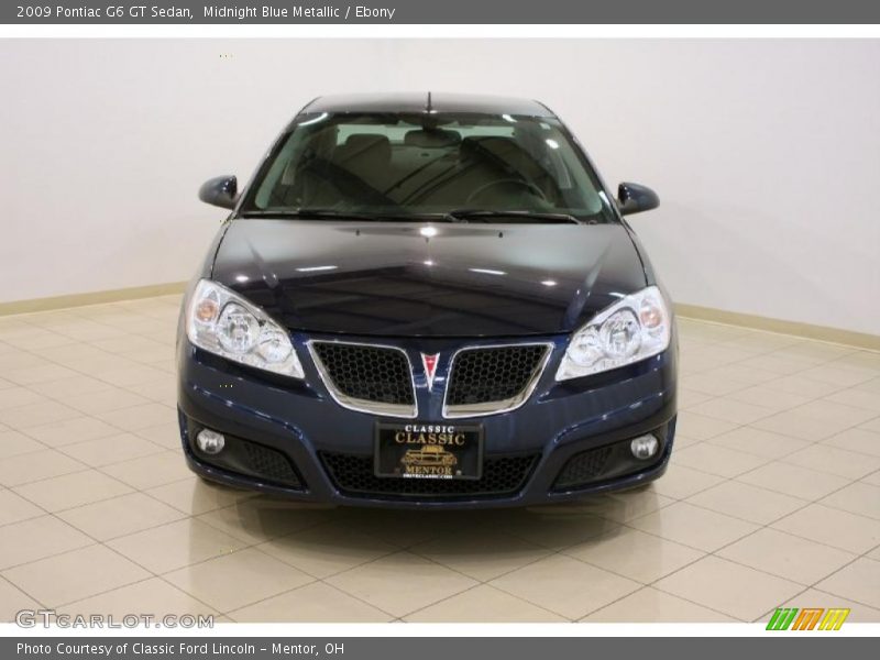 Midnight Blue Metallic / Ebony 2009 Pontiac G6 GT Sedan