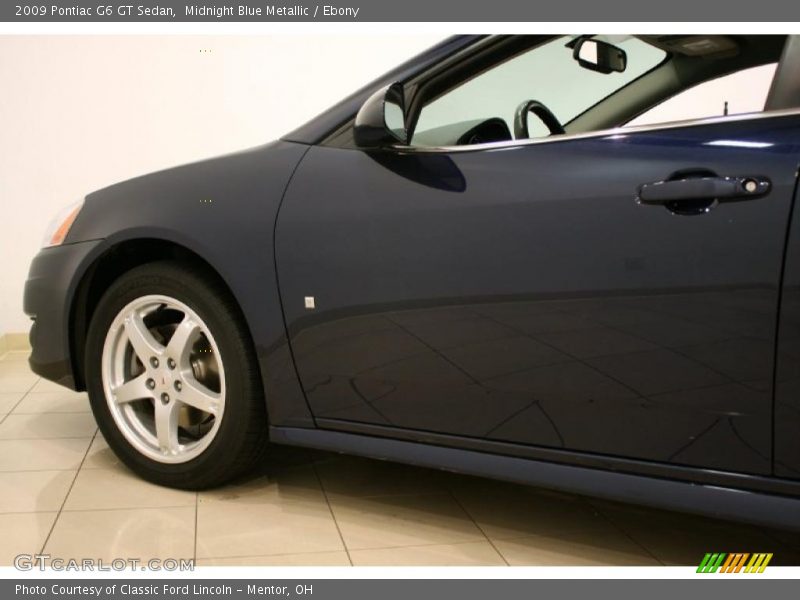 Midnight Blue Metallic / Ebony 2009 Pontiac G6 GT Sedan