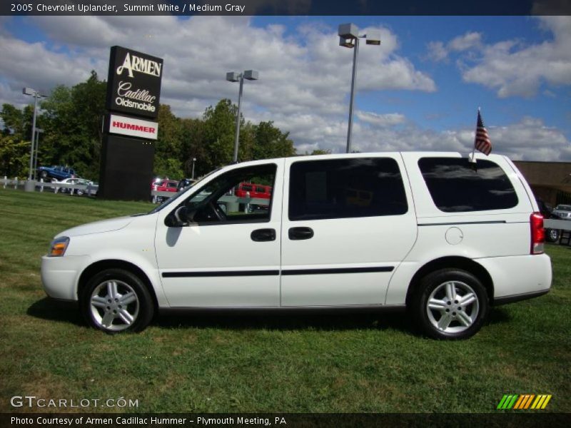 Summit White / Medium Gray 2005 Chevrolet Uplander