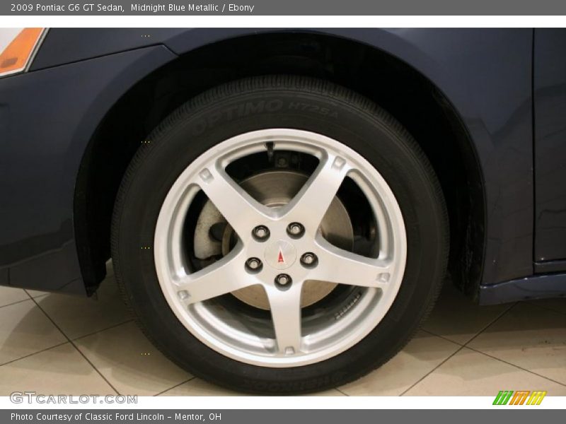 Midnight Blue Metallic / Ebony 2009 Pontiac G6 GT Sedan