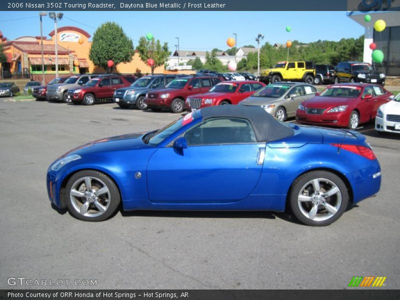 Daytona Blue Metallic / Frost Leather 2006 Nissan 350Z Touring Roadster