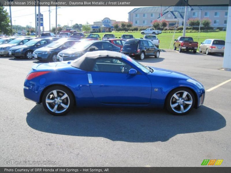 Daytona Blue Metallic / Frost Leather 2006 Nissan 350Z Touring Roadster