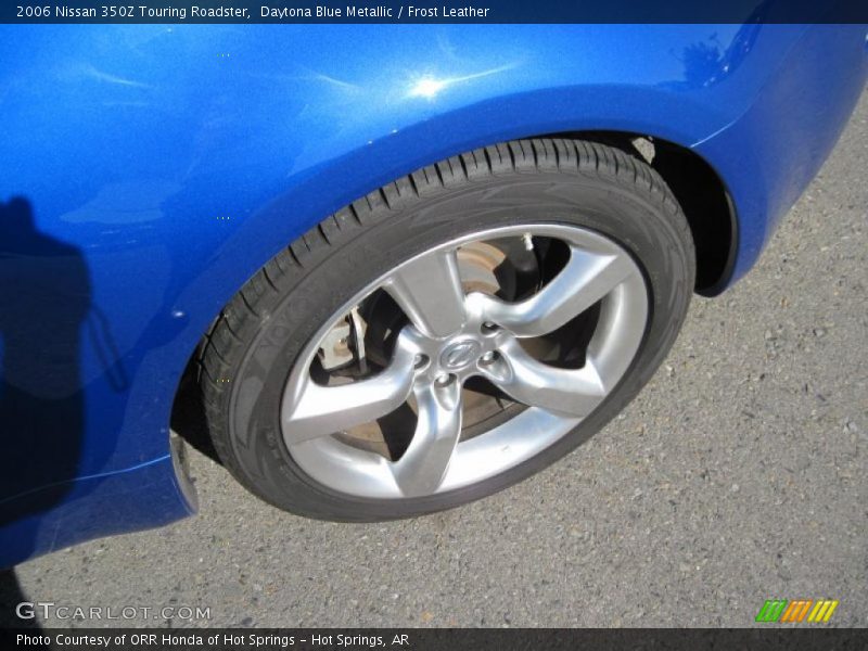 Daytona Blue Metallic / Frost Leather 2006 Nissan 350Z Touring Roadster