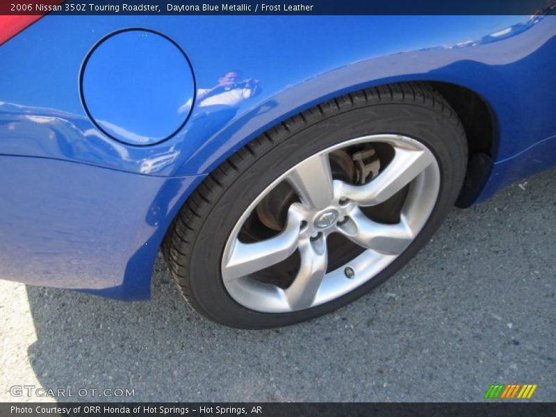Daytona Blue Metallic / Frost Leather 2006 Nissan 350Z Touring Roadster
