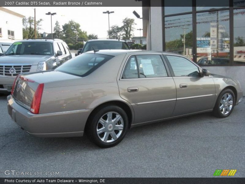 Radiant Bronze / Cashmere 2007 Cadillac DTS Sedan