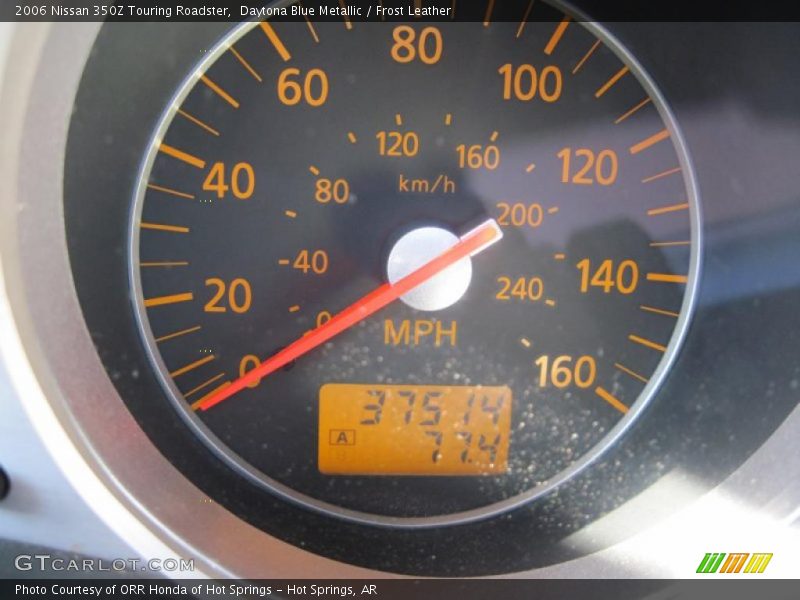 Daytona Blue Metallic / Frost Leather 2006 Nissan 350Z Touring Roadster