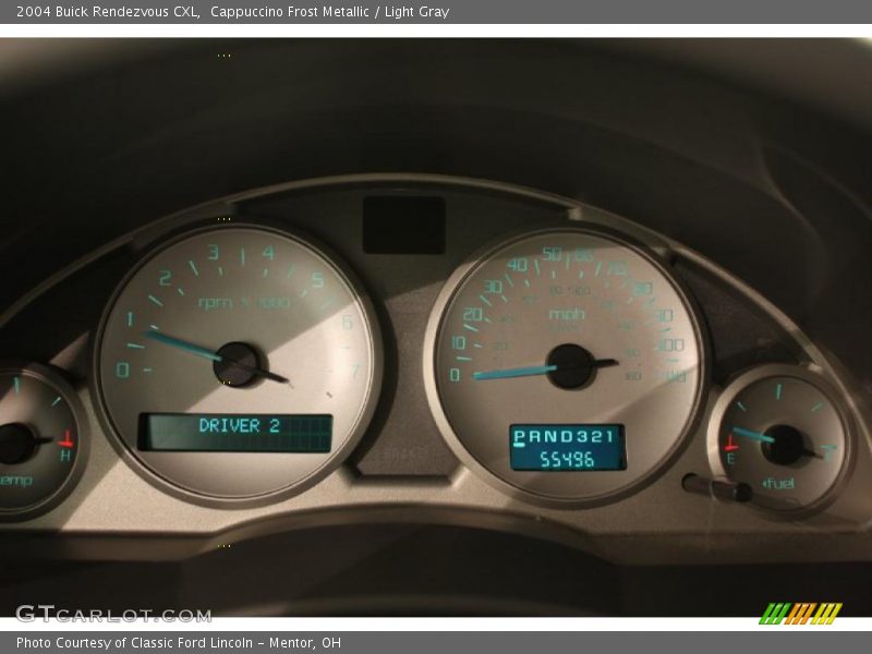 Cappuccino Frost Metallic / Light Gray 2004 Buick Rendezvous CXL