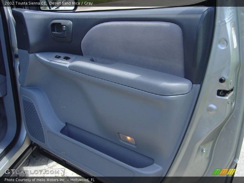 Desert Sand Mica / Gray 2002 Toyota Sienna CE
