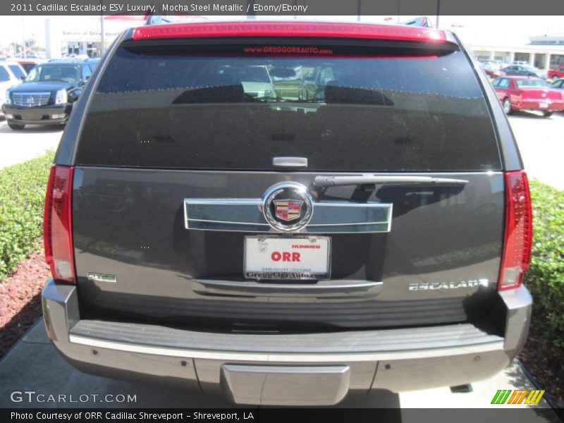 Mocha Steel Metallic / Ebony/Ebony 2011 Cadillac Escalade ESV Luxury