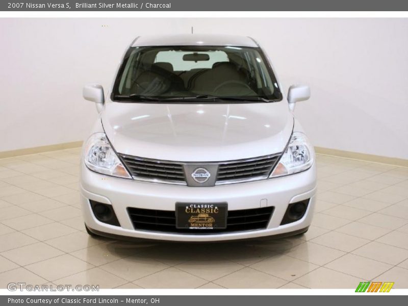Brilliant Silver Metallic / Charcoal 2007 Nissan Versa S