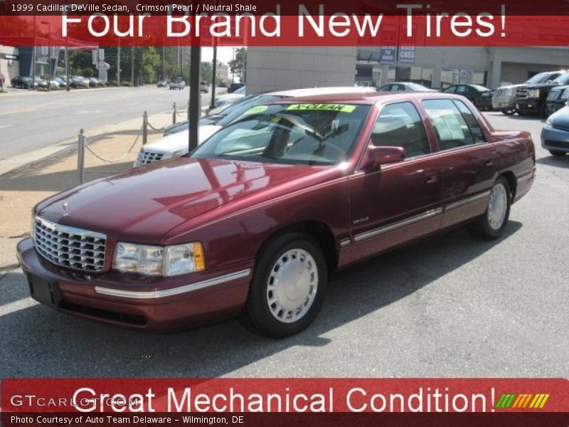 Crimson Pearl / Neutral Shale 1999 Cadillac DeVille Sedan