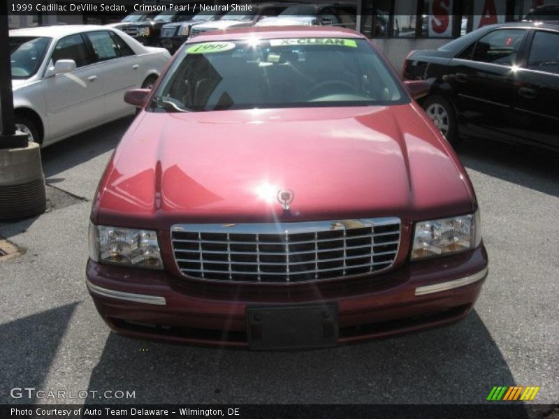 Crimson Pearl / Neutral Shale 1999 Cadillac DeVille Sedan
