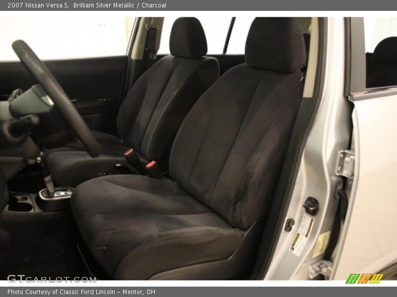 Brilliant Silver Metallic / Charcoal 2007 Nissan Versa S