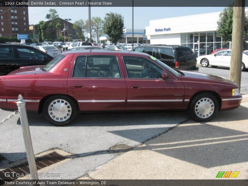 Crimson Pearl / Neutral Shale 1999 Cadillac DeVille Sedan