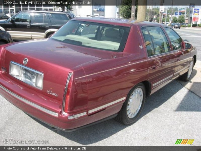 Crimson Pearl / Neutral Shale 1999 Cadillac DeVille Sedan
