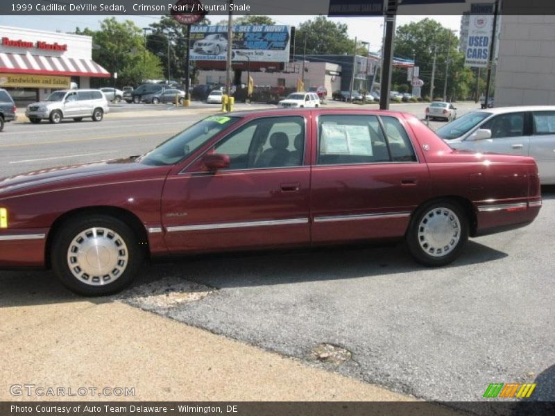 Crimson Pearl / Neutral Shale 1999 Cadillac DeVille Sedan
