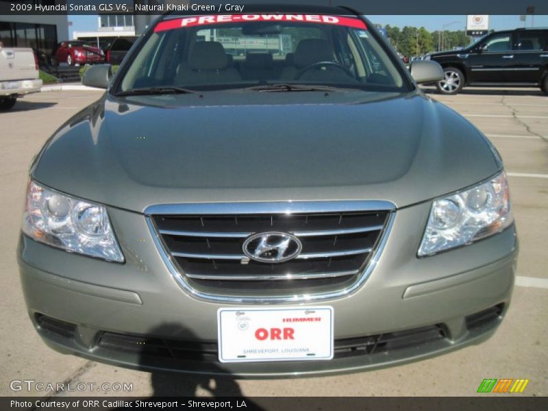 Natural Khaki Green / Gray 2009 Hyundai Sonata GLS V6