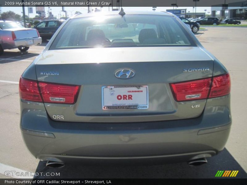 Natural Khaki Green / Gray 2009 Hyundai Sonata GLS V6