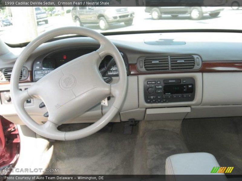 Crimson Pearl / Neutral Shale 1999 Cadillac DeVille Sedan