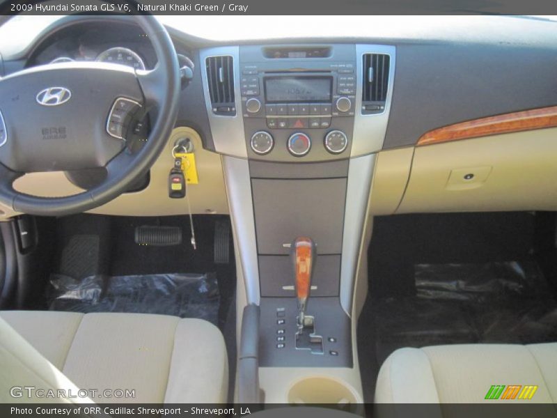 Natural Khaki Green / Gray 2009 Hyundai Sonata GLS V6
