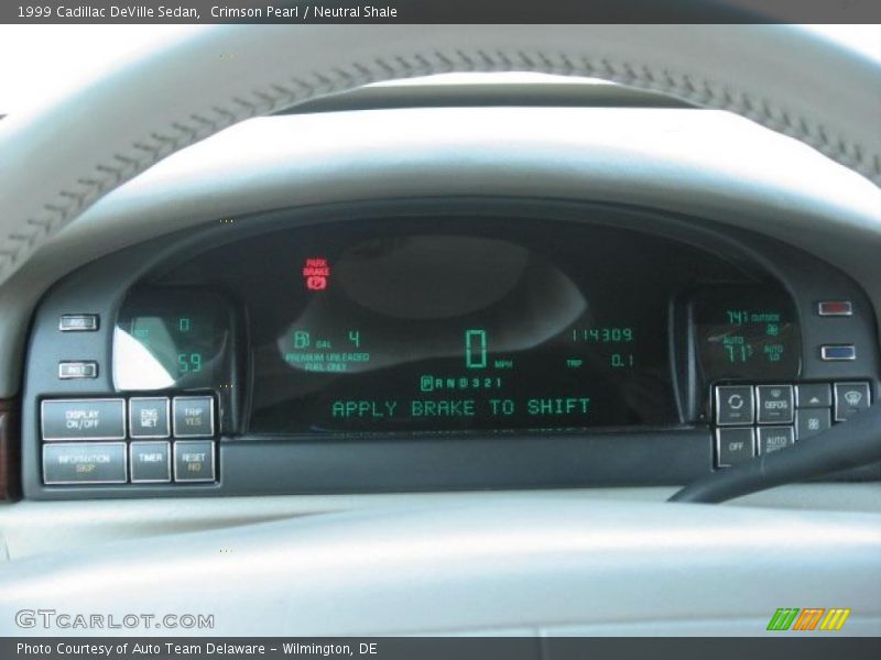Crimson Pearl / Neutral Shale 1999 Cadillac DeVille Sedan