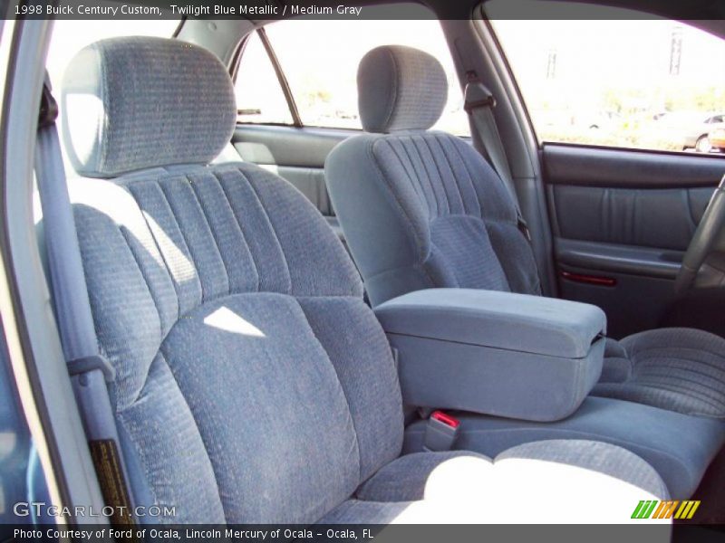 Twilight Blue Metallic / Medium Gray 1998 Buick Century Custom