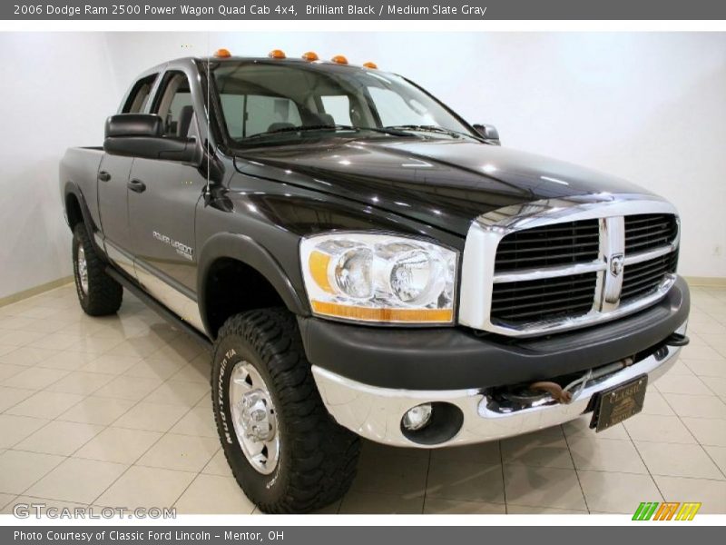 Brilliant Black / Medium Slate Gray 2006 Dodge Ram 2500 Power Wagon Quad Cab 4x4