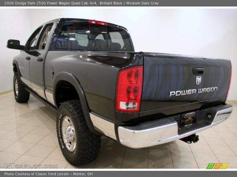 Brilliant Black / Medium Slate Gray 2006 Dodge Ram 2500 Power Wagon Quad Cab 4x4