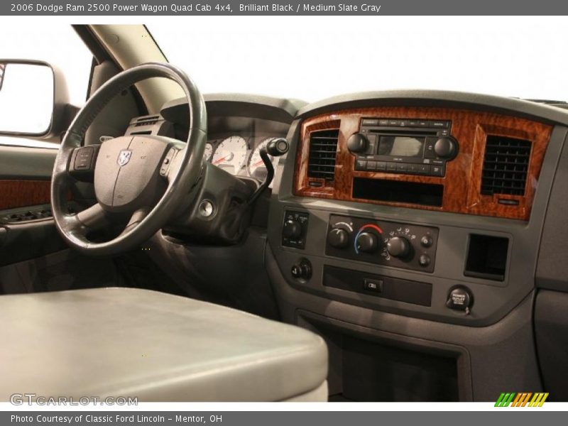 Brilliant Black / Medium Slate Gray 2006 Dodge Ram 2500 Power Wagon Quad Cab 4x4