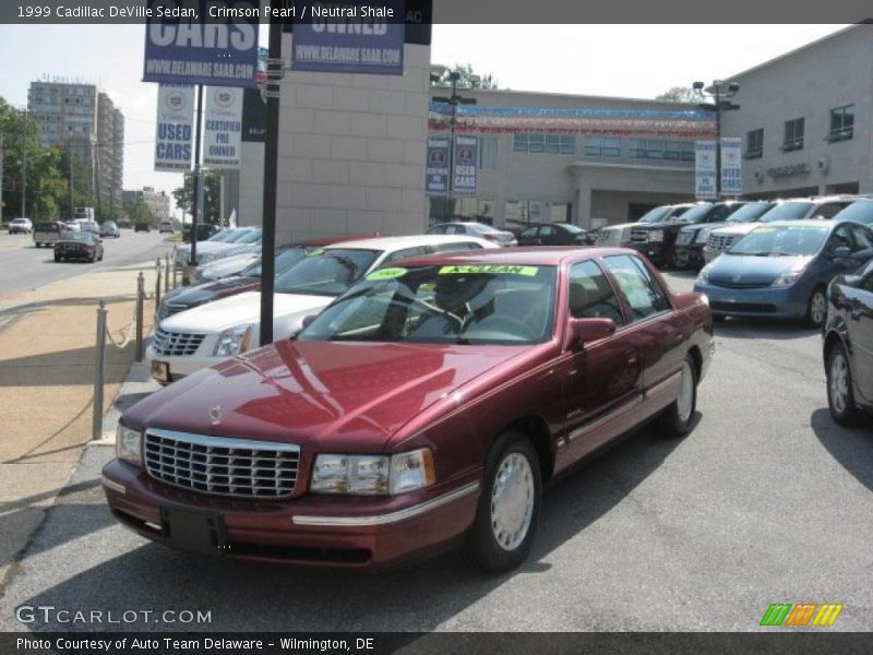 Crimson Pearl / Neutral Shale 1999 Cadillac DeVille Sedan