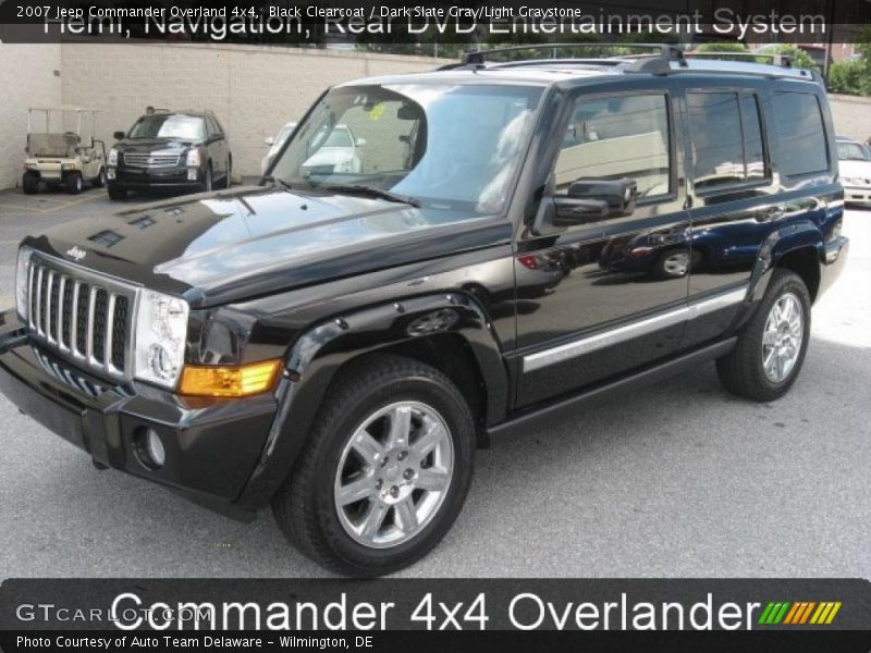 Black Clearcoat / Dark Slate Gray/Light Graystone 2007 Jeep Commander Overland 4x4