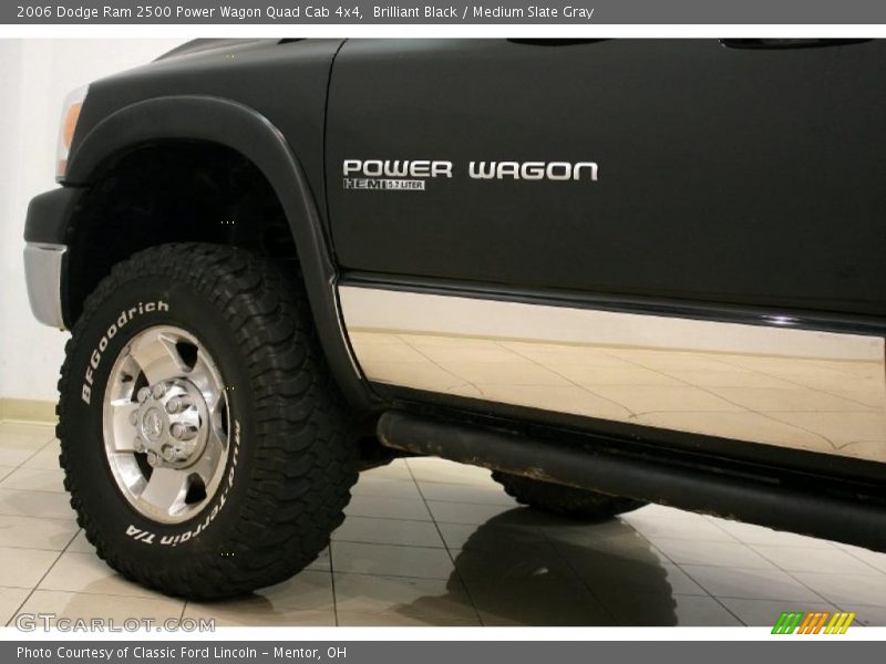 Brilliant Black / Medium Slate Gray 2006 Dodge Ram 2500 Power Wagon Quad Cab 4x4