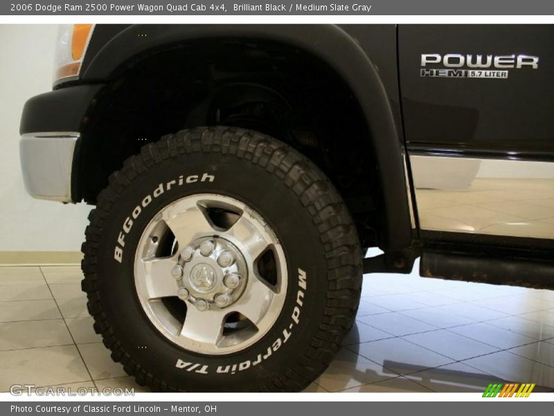 Brilliant Black / Medium Slate Gray 2006 Dodge Ram 2500 Power Wagon Quad Cab 4x4
