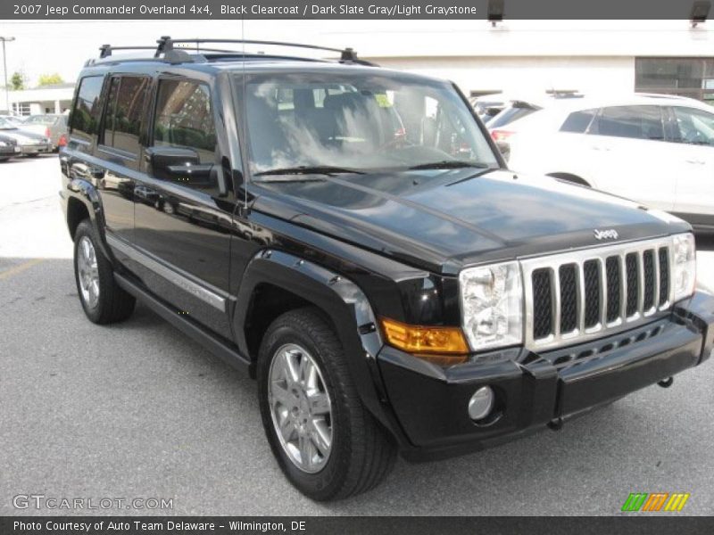 Black Clearcoat / Dark Slate Gray/Light Graystone 2007 Jeep Commander Overland 4x4