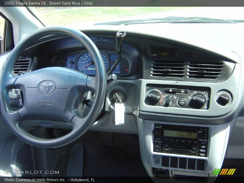 Desert Sand Mica / Gray 2002 Toyota Sienna CE