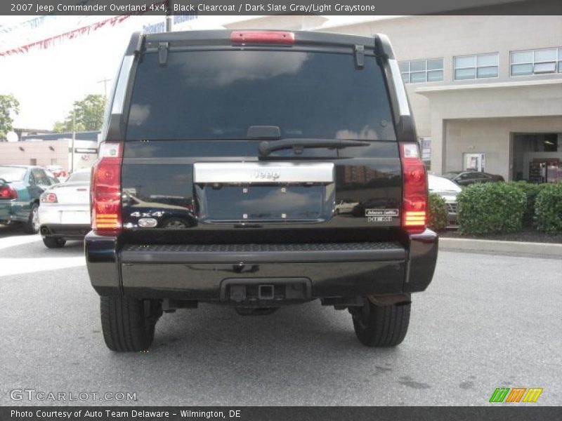 Black Clearcoat / Dark Slate Gray/Light Graystone 2007 Jeep Commander Overland 4x4